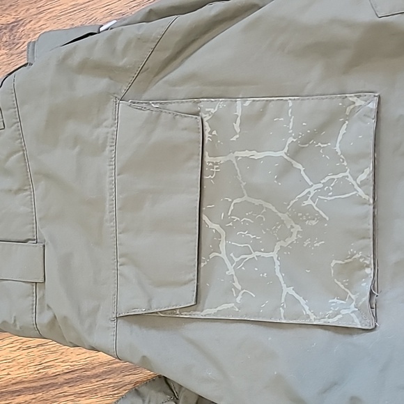 Columbia Omni Tech Convet Snow Pants Mens M Green  Pockets - Picture 2 of 7
